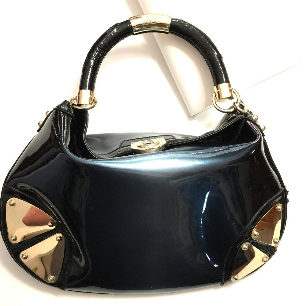 GUCCI AUTHENTIC INDY BABOUSKA HOBO BAG